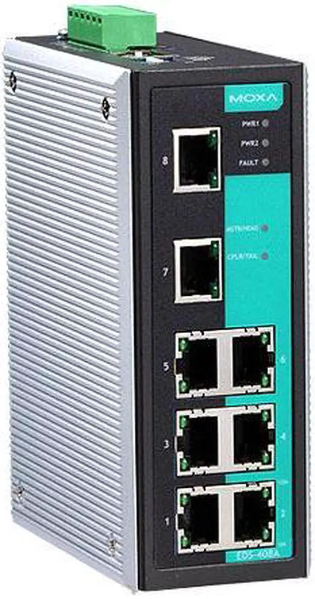 Alt view image 2 of 2 - EDS-408A 8-port entry-level managed Ethernet switches