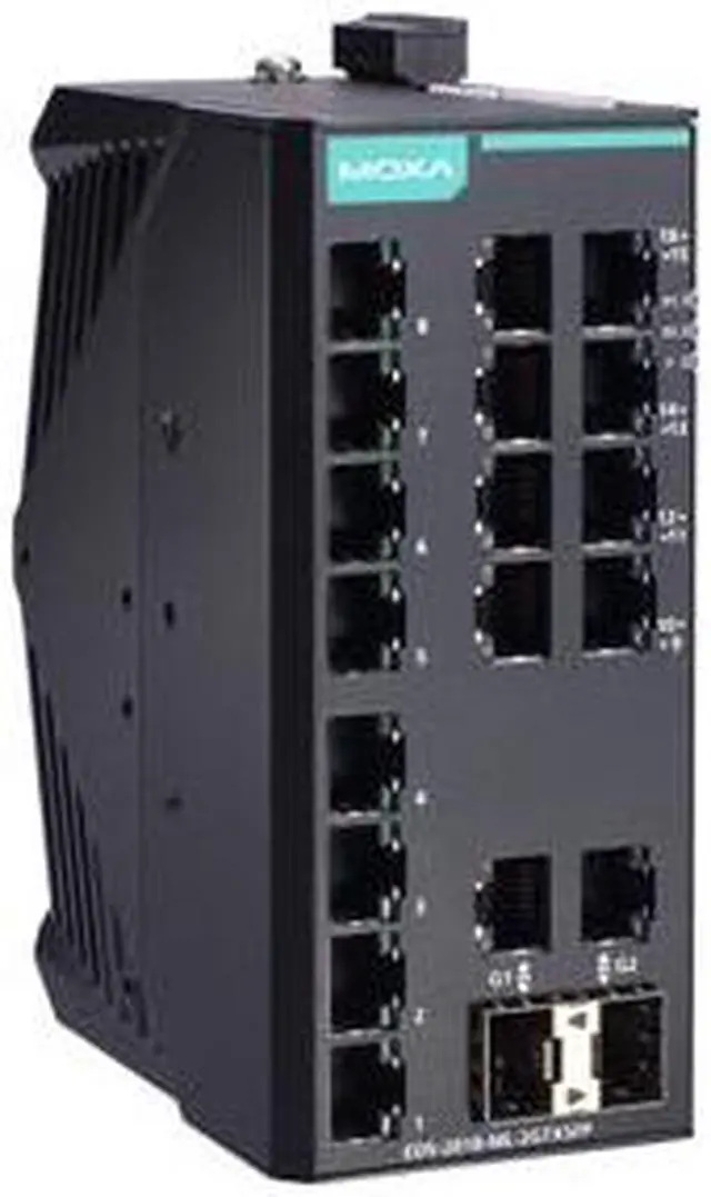 Main image of Moxa EDS-2018-ML-2GTXSFP - Unmanaged Gigabit Ethernet switch