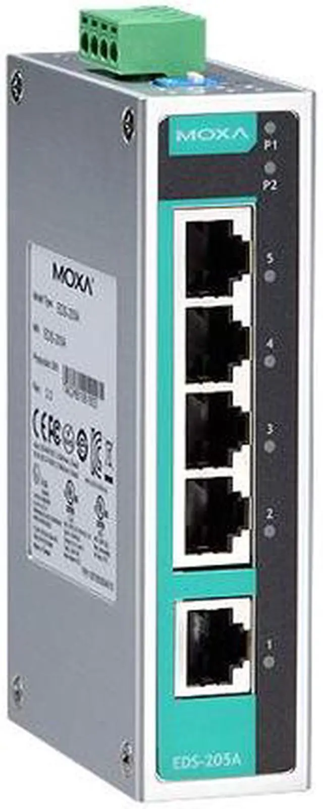 Main image of Moxa EDS-205A-T - Unmanaged Ethernet switch