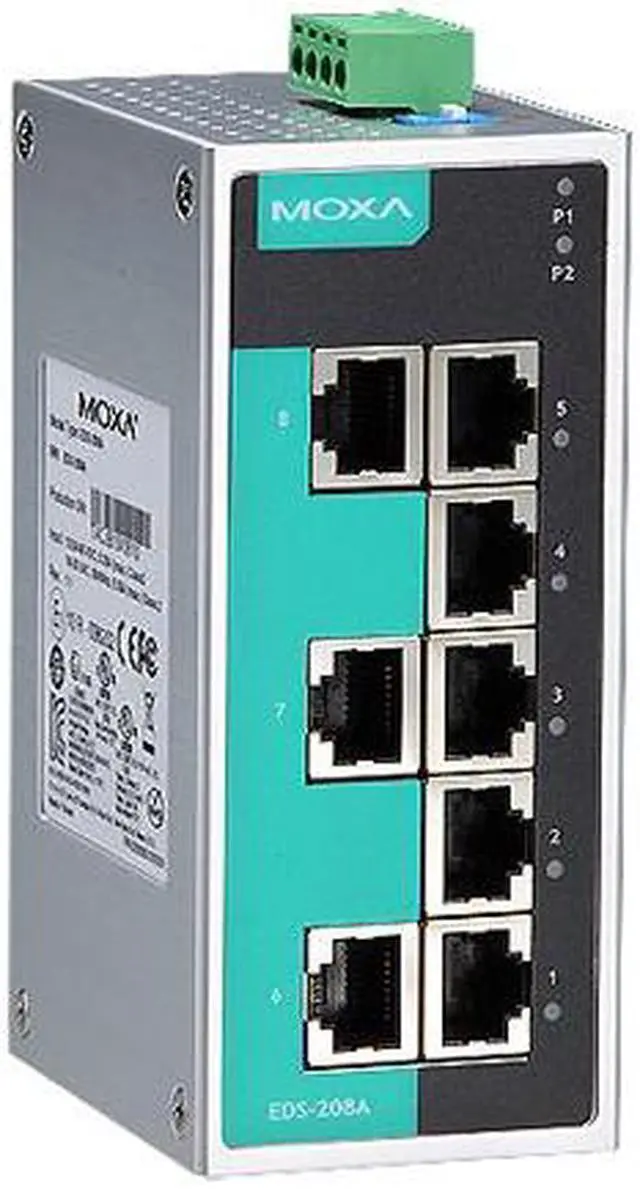 Main image of Moxa EDS-208A - Unmanaged Ethernet switch