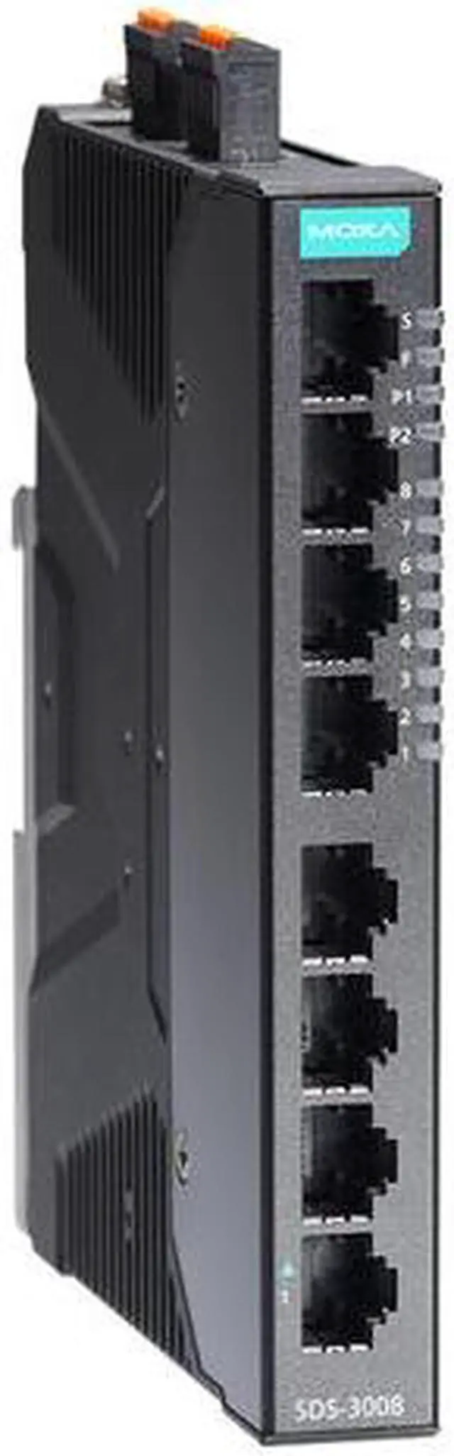 Main image of Moxa SDS-3008 - Compact industrial smart 8-port Ethernet switch system
