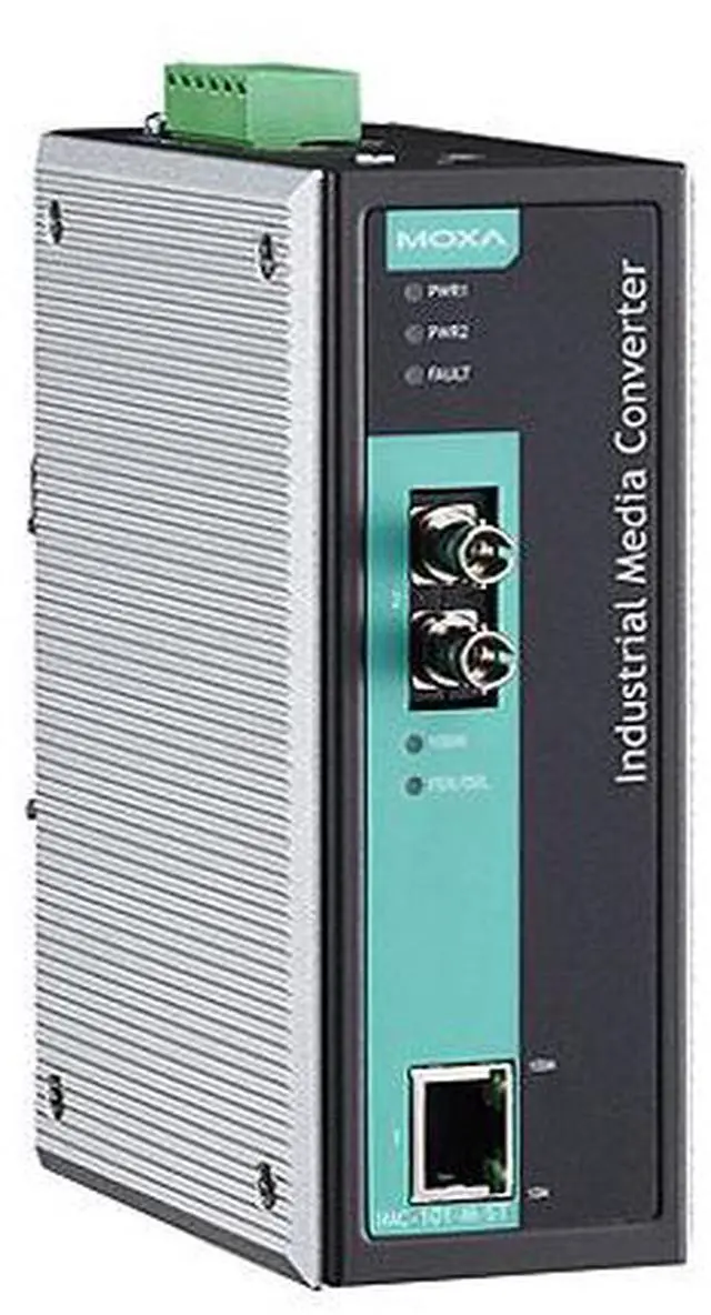 Main image of Moxa IMC-21-M-ST - Entry-level Industrial Media Converter, multi mode, ST, -10 to 60  Degree C