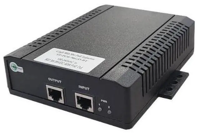 Main image of Tycon Systems TP-POE-56GD-BT - 100-240VAC Input, 56V 802.3bt 4Pair Gigabit PoE Injector, 90W, with US Power Cord