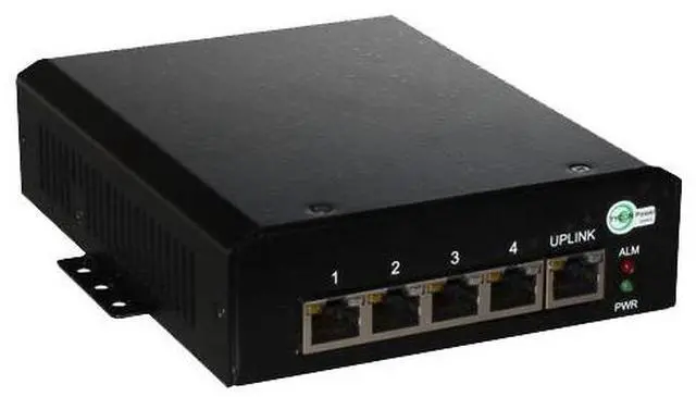 Main image of Tycon Systems TP-SW5G-D-BT - 5 port High Power PoE 10/100/1000BASET switch.Requires 53-57V DC Power Source.IEEE 802.3bt 90W per