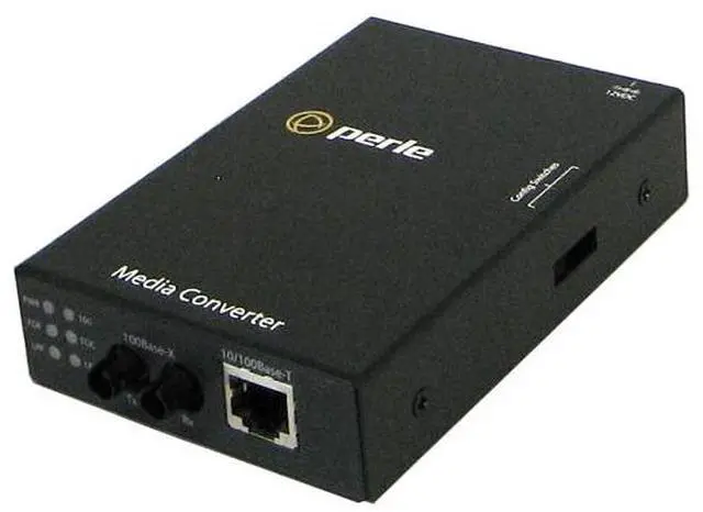 Alt view image 2 of 2 - Perle S-110-M2ST2 Fast Ethernet Stand-Alone Media and Rate Converter