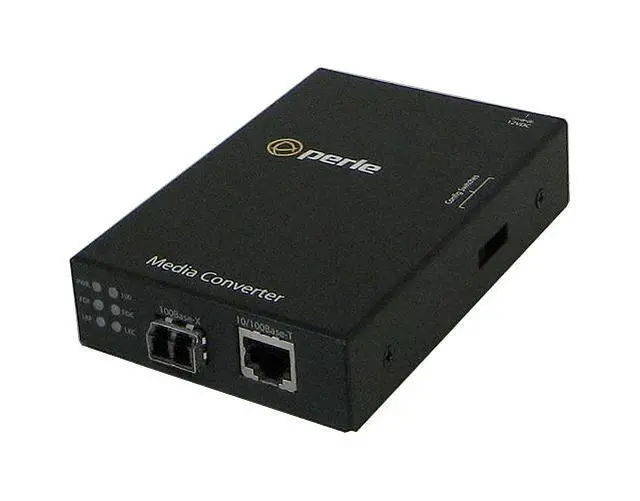 Alt view image 2 of 2 - Perle S-110-S2LC20 Fast Ethernet Stand-Alone Media and Rate Converter