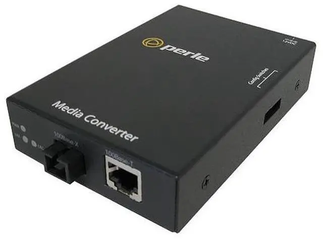 Alt view image 2 of 2 - Perle S-110-S1SC20D Fast Ethernet Stand-Alone Media and Rate Converter