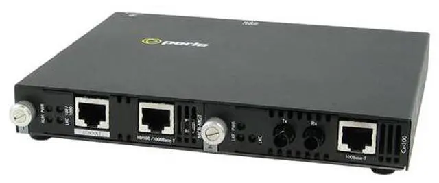 Alt view image 2 of 2 - Perle SMI-100-M2ST2 Fast Ethernet Media Converter