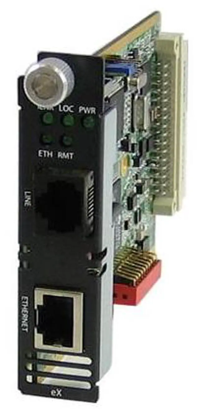Main image of Perle 06003560 eX-1C110-RJ - Fast Ethernet Extender Module - 1 port 10/100Base-TX (RJ-45) . RJ45 Interlink ( VDSL2 ) connector