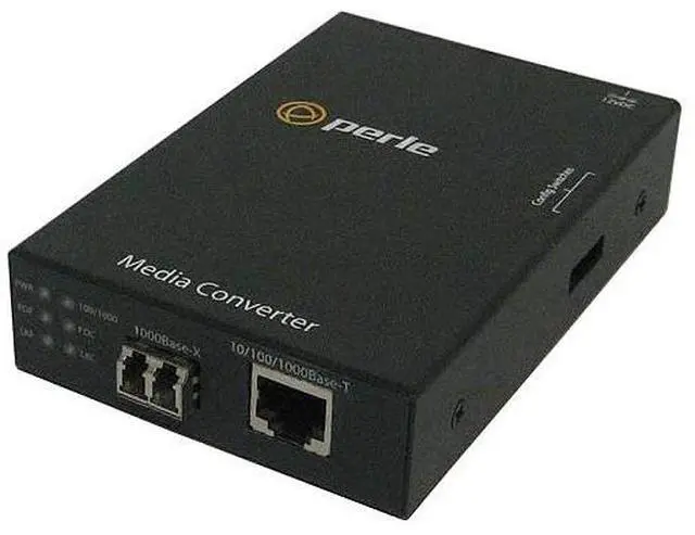 Alt view image 5 of 5 - Perle S-1110-XT 10/100/1000 to Fiber Industrial Temperature Media Converter
