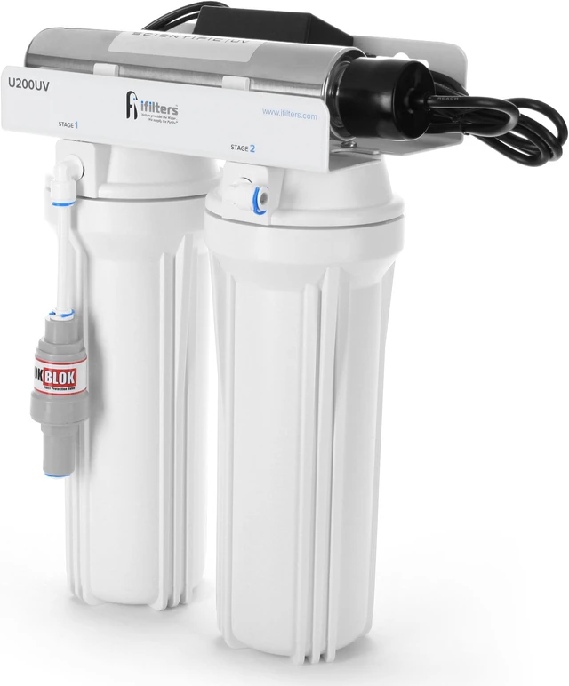 Alt view image 2 of 4 - U200UV Ultraviolet UV Drinking Water Filtration Purifier System 3 Stage Ultimate Filter & Sterilize - Built in USA