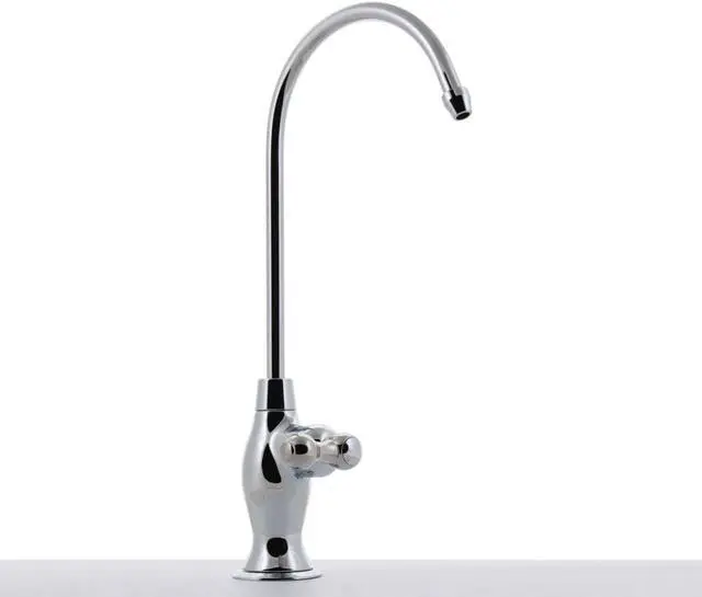 Alt view image 2 of 7 - Hydronix LF-EC32-CP Modern Ceramic RO Reverse Osmosis or Filtered Water Faucet,  Chrome