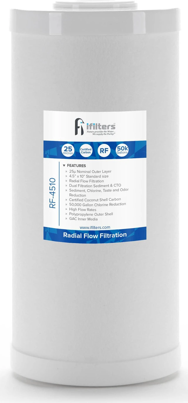 Main image of iFilters RF-4510 Dual Purpose Radial Flow Cartridge 4.5" x 10"