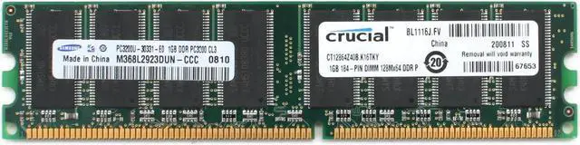Alt view image 2 of 4 - M368L2923DUN-CCC SAMSUNG 1GB DDR2 400MHZ PC2-3200 240-PIN NON-ECC UNBUFFERED DIMM MEMORY
