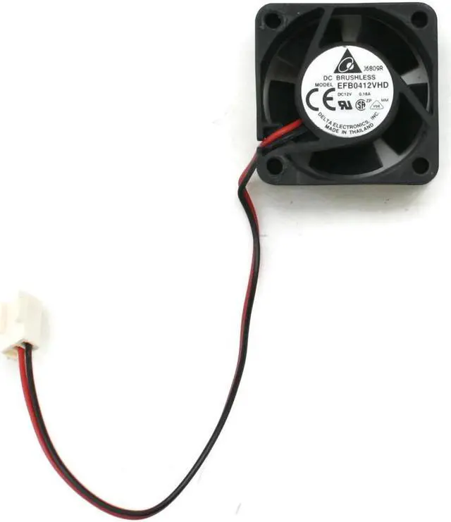 Main image of DC BRUSHLESS EFB0412VHD DC12V 0.18A, J6809R, 2-WIRE, 40x20mm FAN