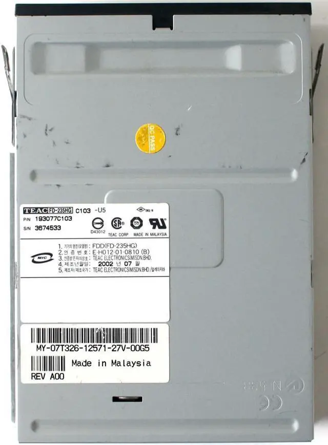 Main image of TEAC FD-235HG C103 -U5, P/N 193077C103, 07T326 REV.A00 (BLACK)