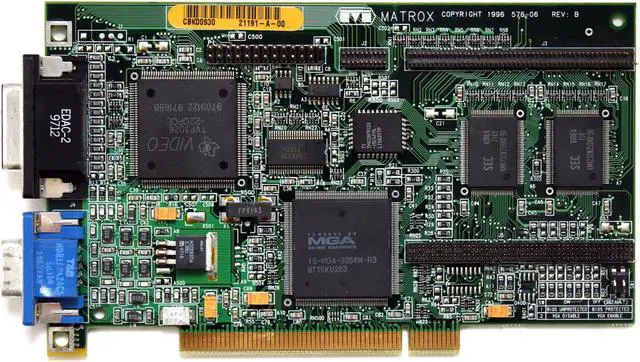 Main image of 5064-0285 - 2MB PCI VIDEO CARD, 576-06 REV.B, MGI MGA-MIL/2/HP5, D3568-69006 (NO BRACKET)