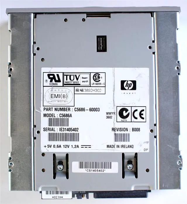 Main image of C5686A - TAPE DRIVE, HP SURESTORE DAT40, C5686-60003 REV.B008