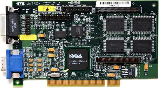 Main image of MGA-MYST/4NR - 4MB PCI VIDEO CARD, 644-00 REV.A (NO BRACKET)