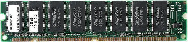Main image of MEMORY 256MB PC100 CL2, 98000-00165-001U, K005338 QC