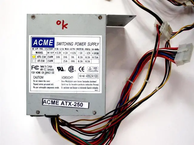 Main image of ACME ATX POWER SUPPLY, ATX-250