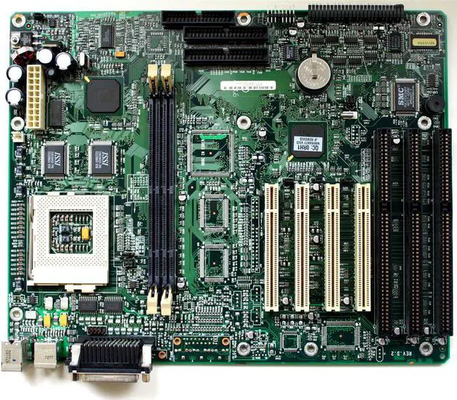 Main image of MB, SCI 586 200-MHz W/ MMX PCI MB Rev.4, gateway splash