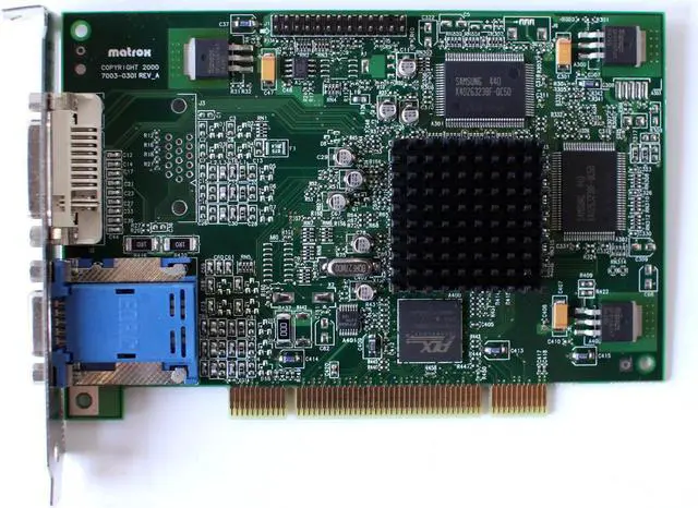 Main image of MGI G45FMDVP32DB - MATROX PCI DUAL VIDEO CARD F7003-0301 REV.A