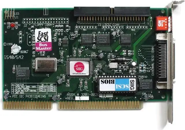 Main image of SCSI, i540/542, 1208-0028 REV.A, FCC ID: FK3SIIG4EINS, (b.13)
