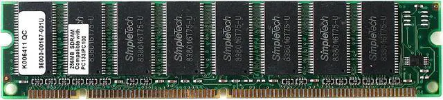 Main image of MEMORY 256MB SDRAM COMPATIBLE WITH PC-133/PC100, K006411 QC