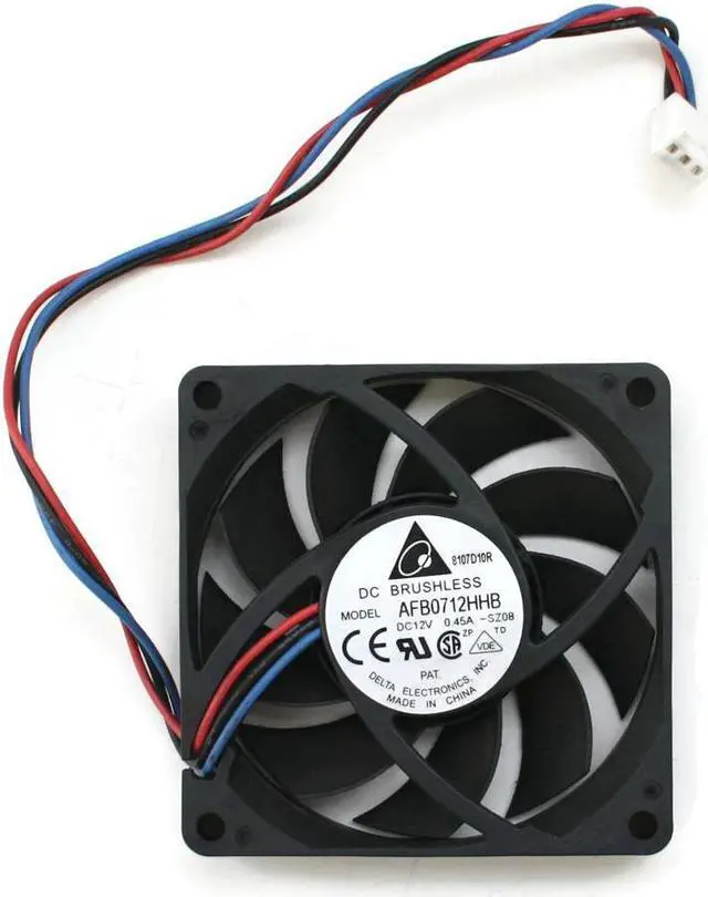 Main image of DC FAN 12V 0.45A BRUSHLESS 3 WIRE CONNECTOR, 1750000257