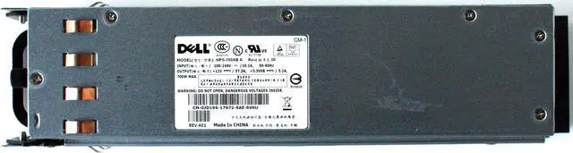Main image of PWR SUPPLY 700W, DELL NPS-700AB A REV.08, CN-0JD195-17972 REV A01