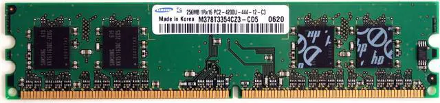 Main image of MEMORY 256MB 1RX16 PC2-4200U-444-12-C3 M378T3354CZ3-CD5, 240P