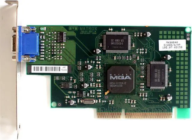 Main image of 790-01 Rev: A Video Graphics Card G100A/4/HP, HP P/N: 5064-6048, D5064-6048