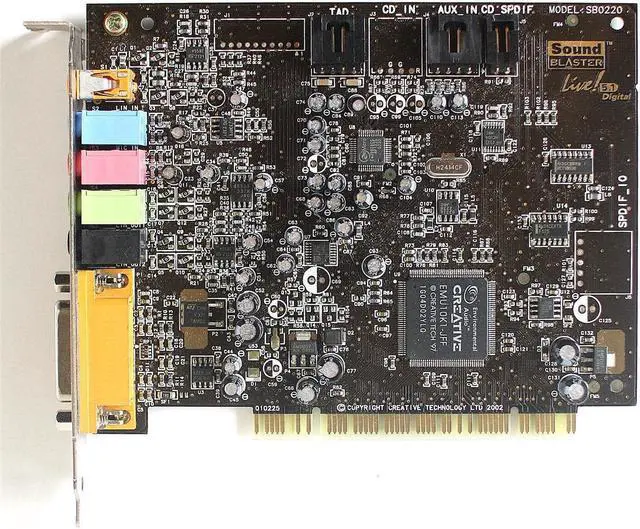 Main image of Sound Card PCI, SB0220, (b.12)