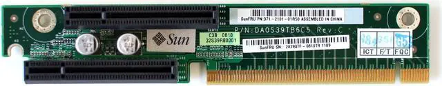Main image of 371-2101-01R50 - SUN 2-SLOT x8 PCI EXPRESS RISER, P/N: DA0S39TB6C5 REV.C