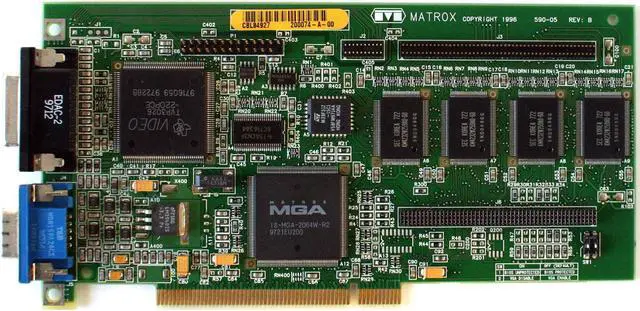 Main image of MATROX 590-05 REV.B 4MB PCI VIDEO CARD, FCC ID: ID7059000, MGA-MIL/4BN