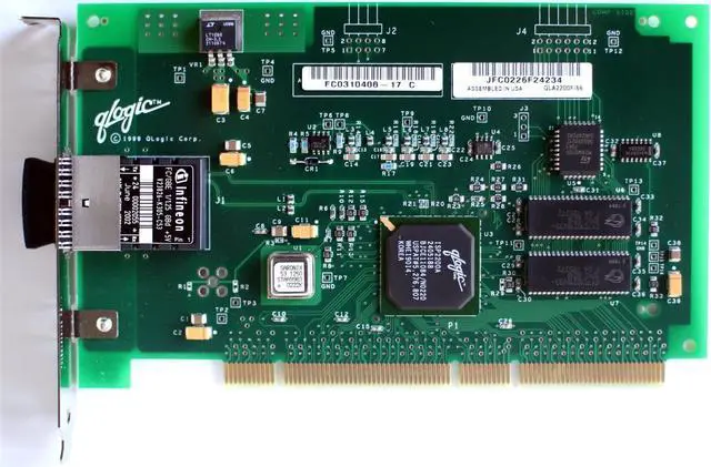 Main image of Qlogic FC0310406-17 C Fiber Channel Host Adapter, PCI-X, QLA2200F/66