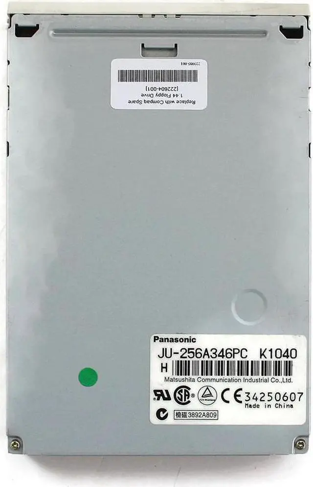 Main image of FDD, JU-256A346PC K1040,Repl.w/Compaq 222604-001, (FL-81)