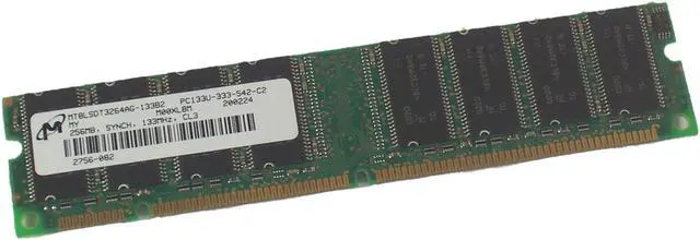 Main image of MEMORY 256MB SYNCH 133MHZ CL2, PC133U-222-542-Z, CT32M64S8D7E.8LTD