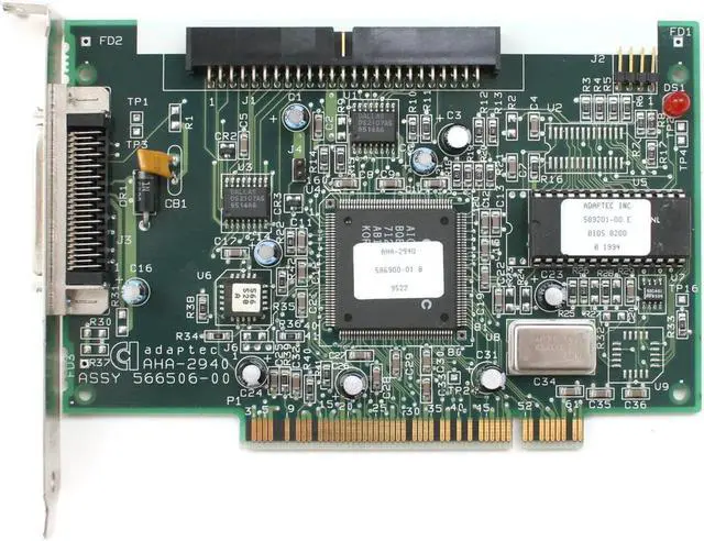 Main image of ADAPTEC AHA-2940, 566506-00 PCI SCSI CONTROLLER, FCCID: FGTAHA2940-42, FAB 566507-00 REV F