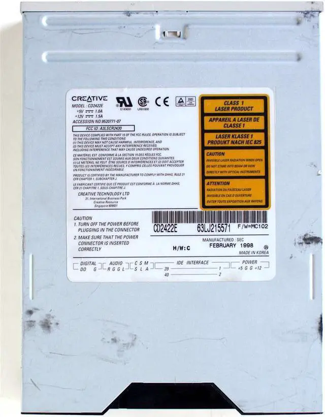Main image of CD2422E CD-ROM DRIVE 24Xmx