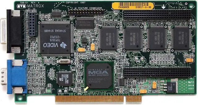 Main image of 5064-2610 - 4MB PCI VIDEO CARD, 708-01 REV.A, MGI MIL2P/4/HP, D3568-69102 (NO BRACKET)