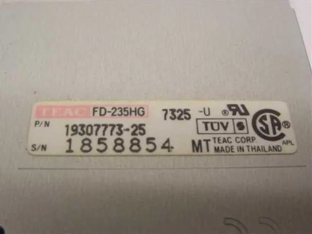 Main image of FDD 3.5 1.44MB 19307773-25 FD-235HG 7325-U, 141087-105, 160788-201