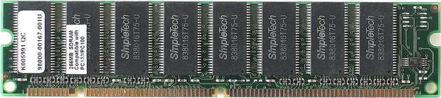 Main image of 256MB SDRAM COMPATIBLE WITH PC-133/PC100, K005991 QC