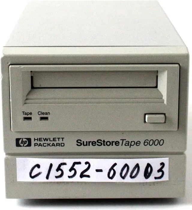 Main image of HP SURESTORE TAPE 6000, C1552-60003, EXTERNAL