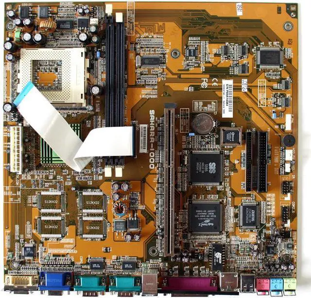 Main image of MB, SAHARA-1000, PGA370, SFL 40V0 94V-0, W/ RISER CARD