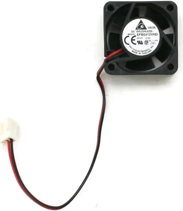 Main image of DC BRUSHLESS EFB0412VHD DC12V 0.18A, J6809R, 2-WIRE, 40x20mm FAN