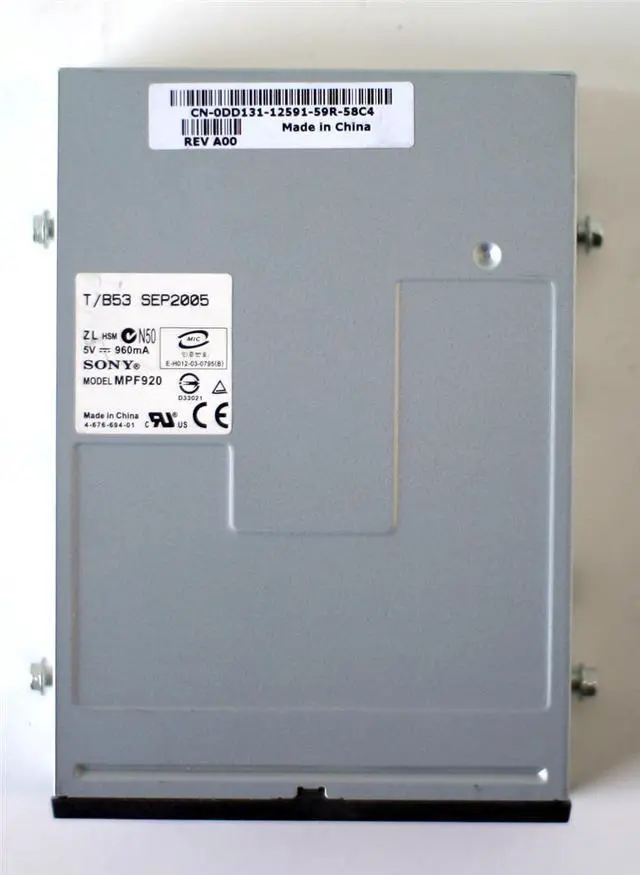 Main image of FDD 1.44MB MPF920 T/B53 APR2006, CN-0DD131-12391 REV A00 BLACK