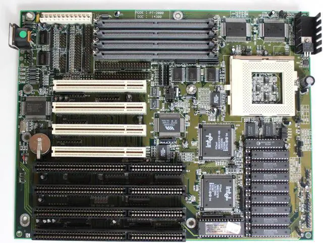 Main image of MB, PT-2000 Motherboard, 4x ISA, 4x PCI, socket 5