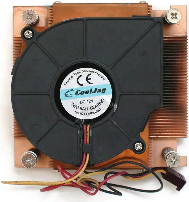Main image of B127515BU DC12V 0.80A, 3-PIN, 75x15mm BLOWER FAN